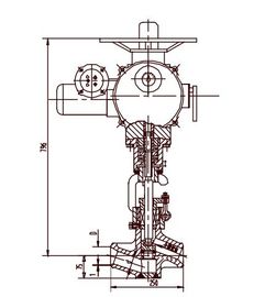 قیمت خوب کروم مولیبدن آلیاژ فولاد سوپاپ سوپاپ شیر، سوپاپ شیر J961Y DN40 ~ DN50 آنلاین