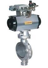 قیمت خوب Pneumatic Operated Power Station Valve Butterfly Valve Self-Cleaning آنلاین
