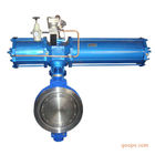 Large Flow Capacity Power Station Valve Butterfly Valve Open Structure