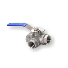 قیمت خوب دریچه برق DN15 DN20 DN25 T / L شیر استیل ضدزنگ سه نوع توپ نوع آنلاین