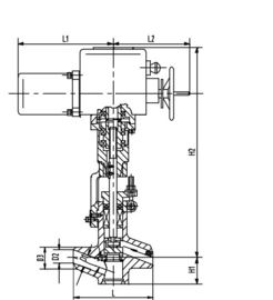قیمت خوب دریچه نیروگاه فولادی کربن، شیر تخلیه J961Y DN20 DN32 آنلاین