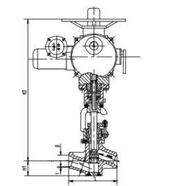 قیمت خوب شیر یکپارچه سوپاپ، سوپاپ قدرت J961Y DN40 DN50 آنلاین