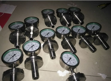 قیمت خوب Stainless steel corrosion proof diaphragm pressure gauge flang type YTP -100F آنلاین