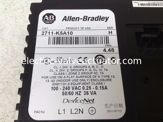 قیمت خوب ترمینال صفحه لمسی HMI مشکی آلن بردلی Panelview 550 2711-K5A10 Ser H آنلاین