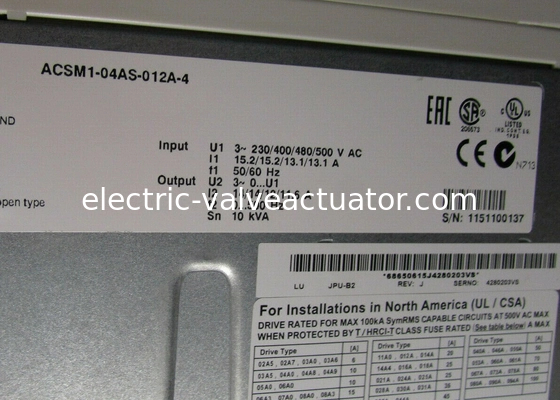 قیمت خوب ACSM1-04AS-012A-4 MOTION CONTROL FREQUENCY CONVERTER UL OPEN TYPE B FRAME آنلاین