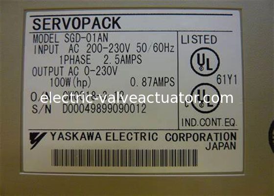 قیمت خوب Yaskawa SGD-01AN AC Servo Drives Servopack 100 WATT 1PHASE OUTPUT 0-230 VAC آنلاین