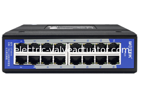 قیمت خوب سوئیچ اترنت صنعتی بدون مدیریت 16 پورت UOTEKUT-6516 سوئیچ شبکه دمای گسترده DIN-Rail 10/100M آنلاین