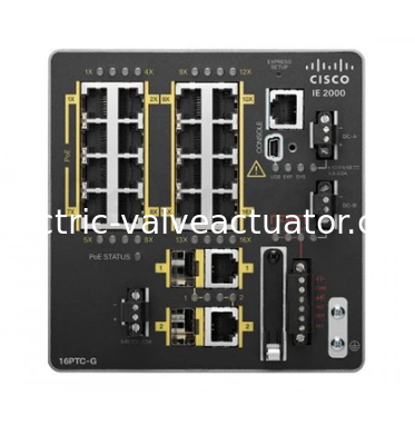 قیمت خوب سوئیچ مدیریت شده PoE سیسکو IE-2000 اترنت سریع 16 پورتی با سوئیچ شبکه صنعتی IE2000 LAN Base Uplink Gigabit SFP آنلاین