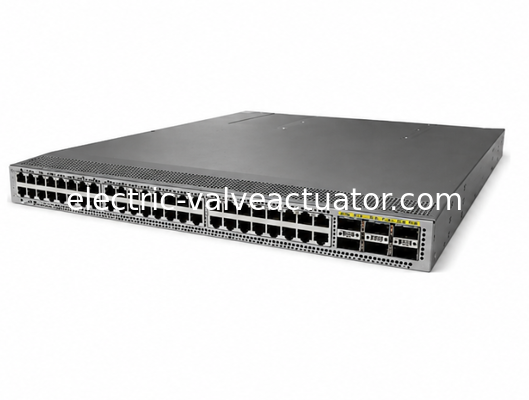 قیمت خوب سوئیچ مرکز داده سیسکو Nexus N9K-C9372TX-E 48 پورت 1/10GBASE-T با 6 پورت QSFP + 40G Uplink آنلاین