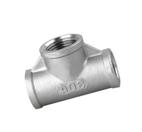قیمت خوب لوله داخلی اتصالات Tee Threads لوله داخلی از جنس استنلس استیل ضدزنگ DN6-DN100 آنلاین