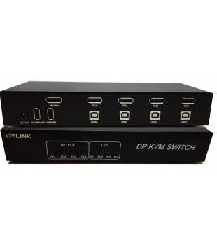 قیمت خوب B زن 3840x2160 سوئیچ USB KVM SW1401DP 4 پورت آنلاین