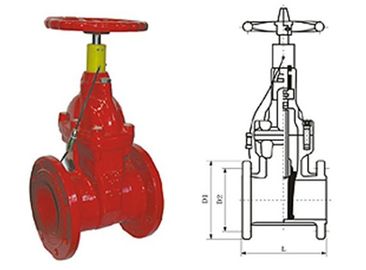 قیمت خوب دریچه آتش سوزی ویژه انعطاف پذیری فشار 1.0 - 2.5MPa آنلاین