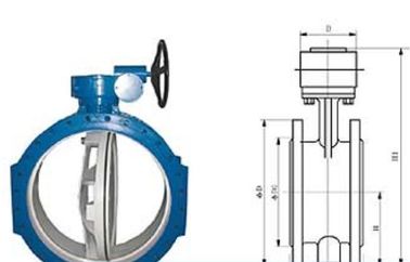 قیمت خوب FBGXD342 بی - اکستنسیک نرمی صندلی پروانه ای دریچه 0.6MPa، 1.0MPa، 1.6MPa آنلاین