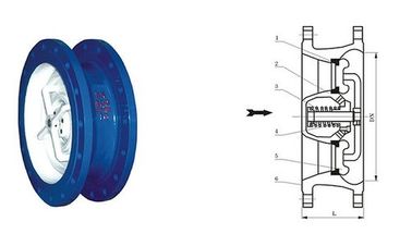 قیمت خوب API 598 SCVX سوپاپ خاموش GG25 قطر بدن 300 - 1200mm برای پمپ مخزن آنلاین